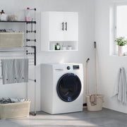 Wall cabinet 60x31x70 cm engineered wood white