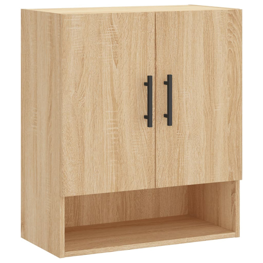 Wandkast 60X31X70 Cm Bewerkt Hout Sonoma Eikenkleurig
