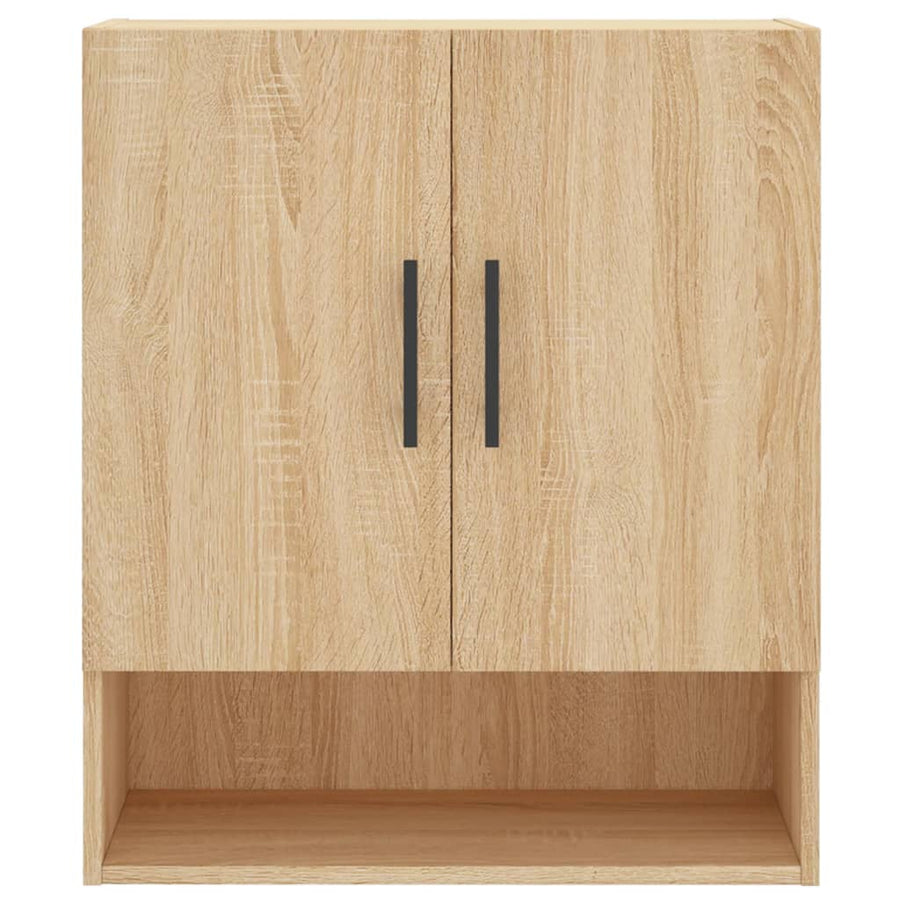 Wandkast 60X31X70 Cm Bewerkt Hout Sonoma Eikenkleurig