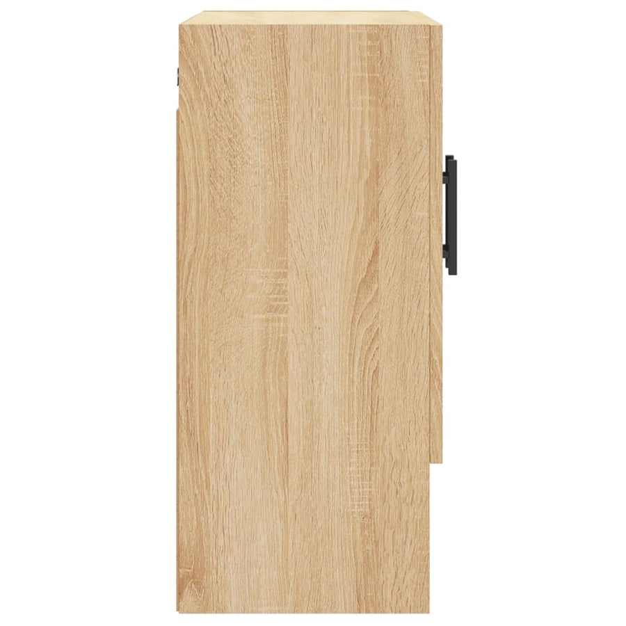 Wandkast 60X31X70 Cm Bewerkt Hout Sonoma Eikenkleurig