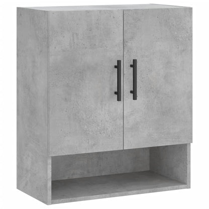 Wandkast 60X31X70 Cm Bewerkt Hout Betongrijs