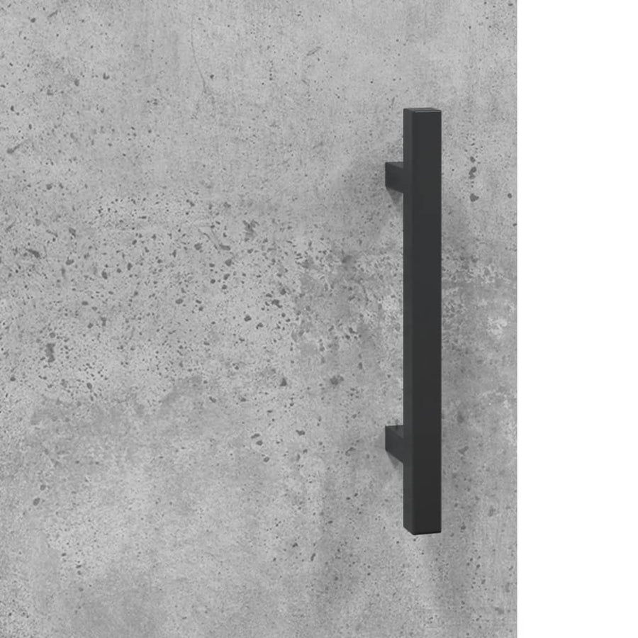 Wandkast 60X31X70 Cm Bewerkt Hout Betongrijs