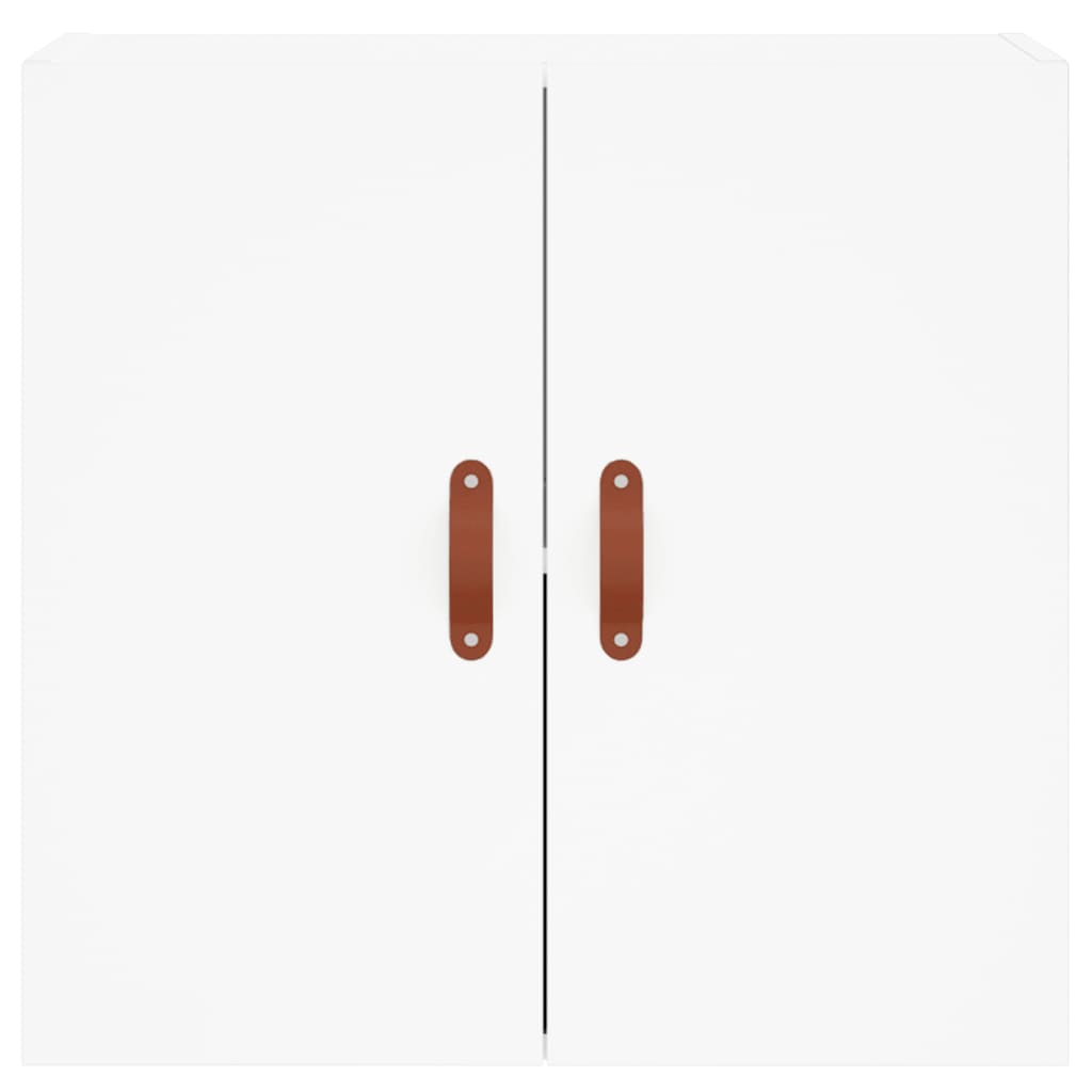 Wandkast 60X31X60 Cm Bewerkt Hout Wit