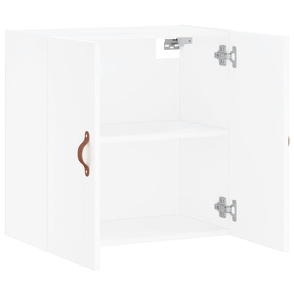 Wandkast 60X31X60 Cm Bewerkt Hout Wit