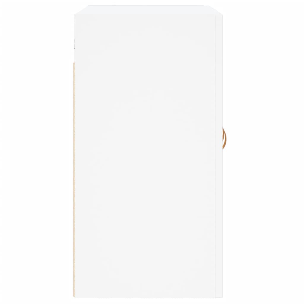 Wandkast 60X31X60 Cm Bewerkt Hout Wit