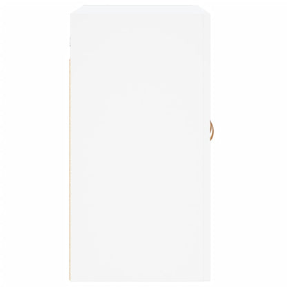 Wandkast 60X31X60 Cm Bewerkt Hout Wit
