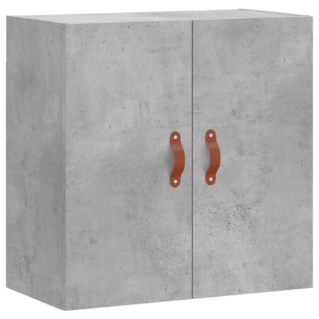 Wandkast 60X31X60 Cm Bewerkt Hout Betongrijs