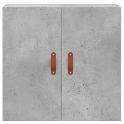Wandkast 60X31X60 Cm Bewerkt Hout Betongrijs