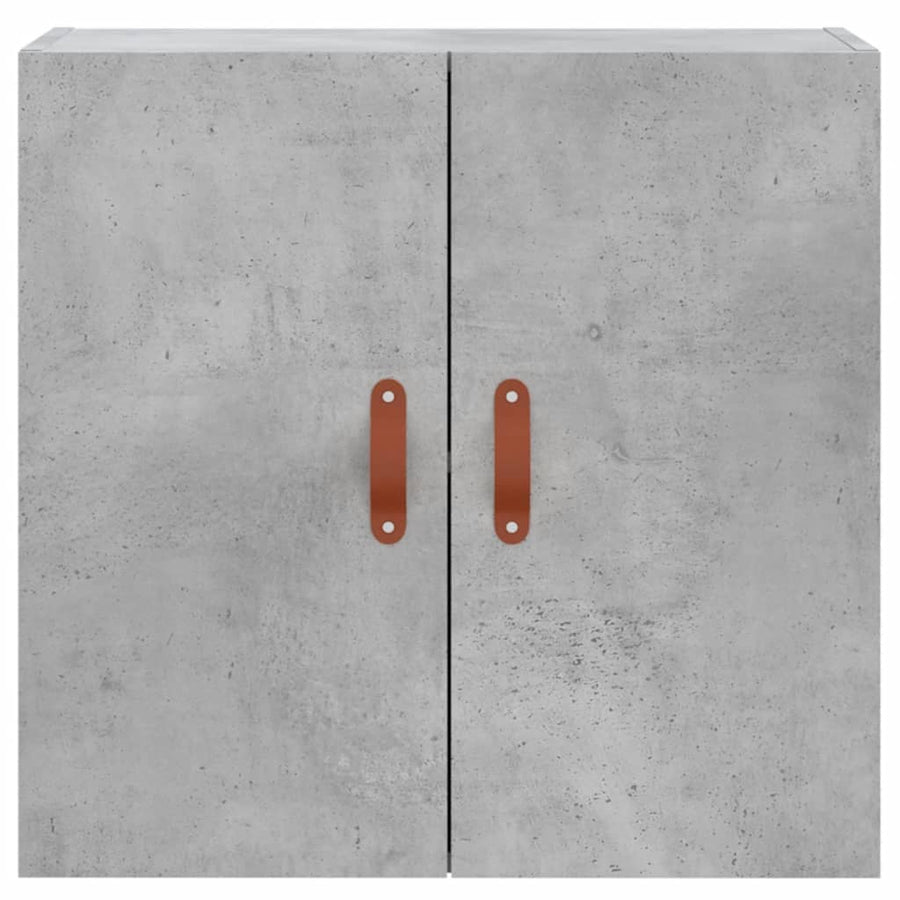 Wandkast 60X31X60 Cm Bewerkt Hout Betongrijs