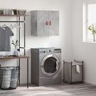 Wall cabinet 60x31x60 cm treated wood concrete grey
