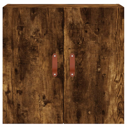 Wandkast 60X31X60 Cm Bewerkt Hout Kleurig Gerookt eiken