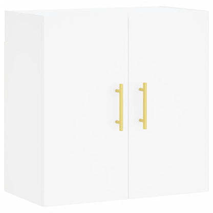 Wandkast 60X31X60 Cm Bewerkt Hout Wit
