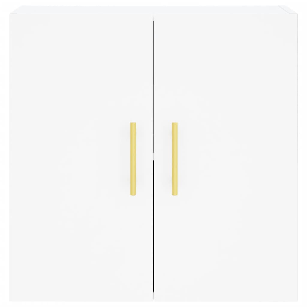 Wandkast 60X31X60 Cm Bewerkt Hout Wit