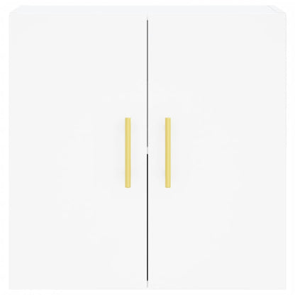 Wandkast 60X31X60 Cm Bewerkt Hout Wit
