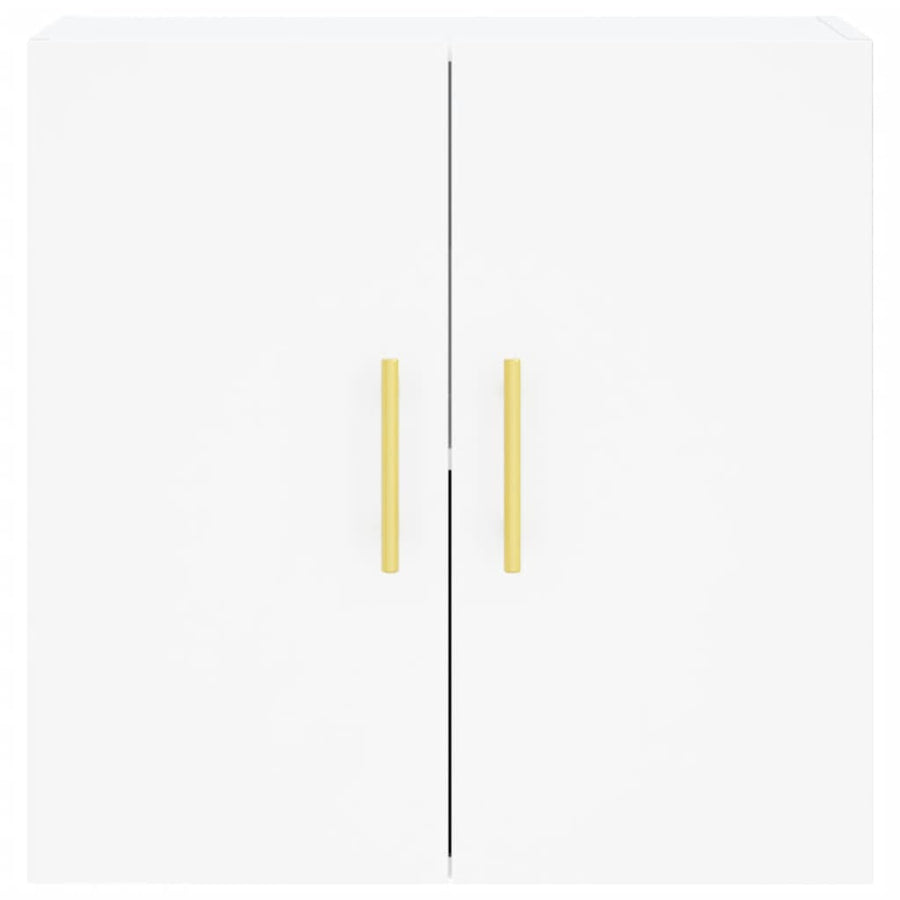 Wandkast 60X31X60 Cm Bewerkt Hout Wit