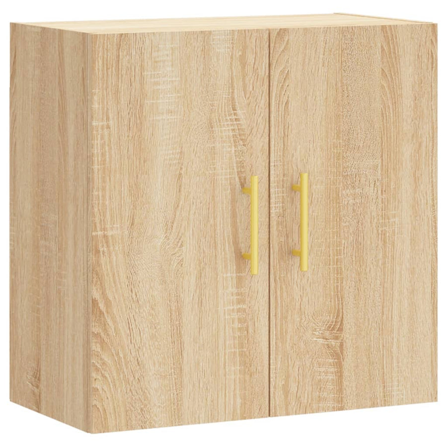 Wandkast 60X31X60 Cm Bewerkt Hout Sonoma Eikenkleurig