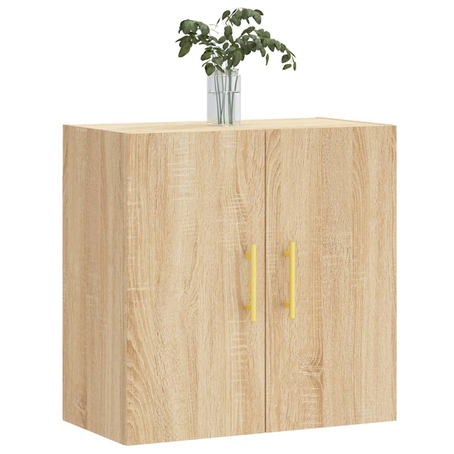 Wandkast 60X31X60 Cm Bewerkt Hout Sonoma Eikenkleurig
