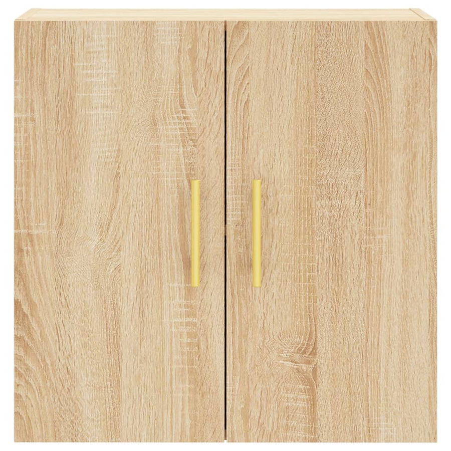 Wandkast 60X31X60 Cm Bewerkt Hout Sonoma Eikenkleurig