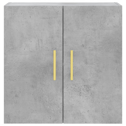 Wandkast 60X31X60 Cm Bewerkt Hout Betongrijs