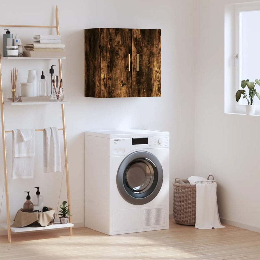 Wandkast 60X31X60 Cm Bewerkt Hout Sonoma Eikenkleurig