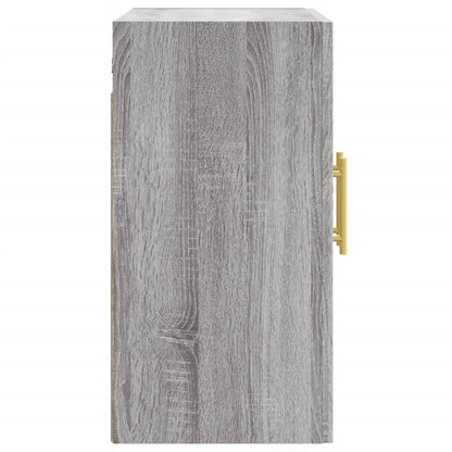 Wandkast 60X31X60 Cm Bewerkt Hout Grijs Sonoma Eikenkleurig