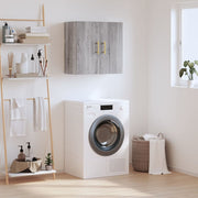 Wandkast 60x31x60 cm grijs sonoma