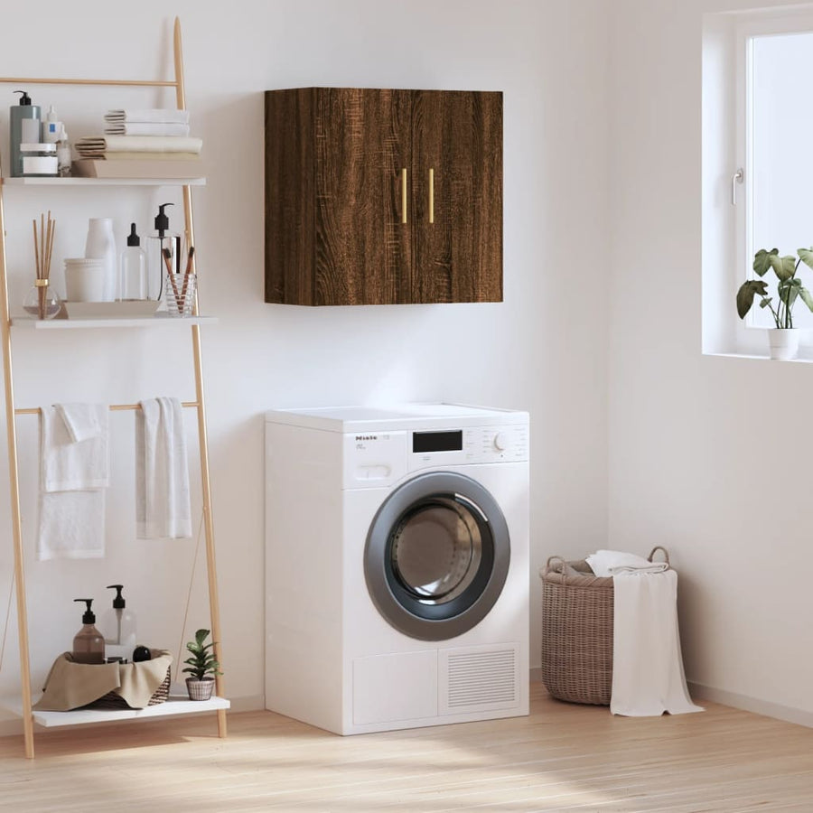 Wandkast 60X31X60 Cm Bewerkt Hout Sonoma Eikenkleurig