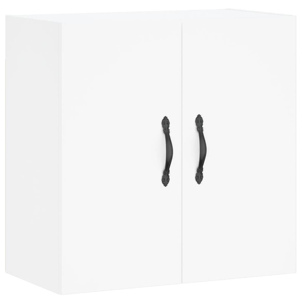 Wandkast 60X31X60 Cm Bewerkt Hout Wit