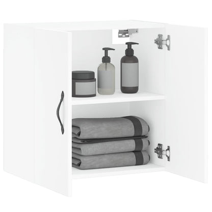 Wandkast 60X31X60 Cm Bewerkt Hout Wit