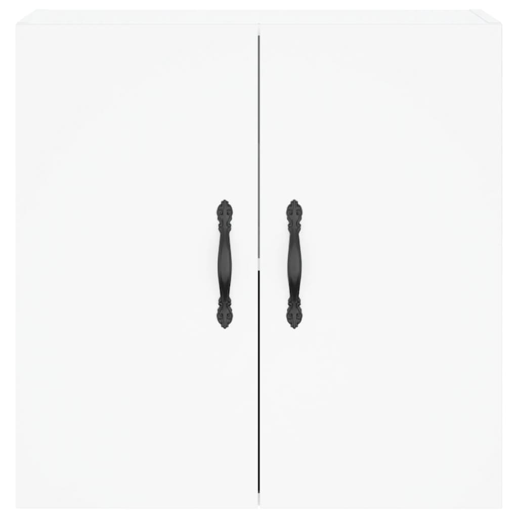 Wandkast 60X31X60 Cm Bewerkt Hout Wit
