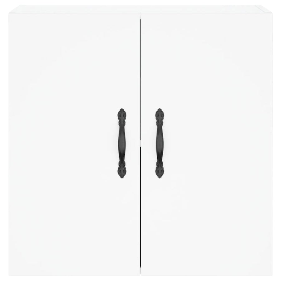 Wandkast 60X31X60 Cm Bewerkt Hout Wit