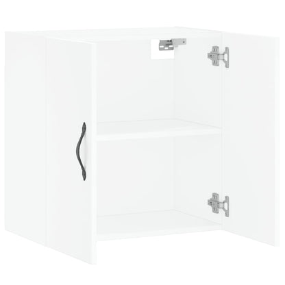 Wandkast 60X31X60 Cm Bewerkt Hout Wit