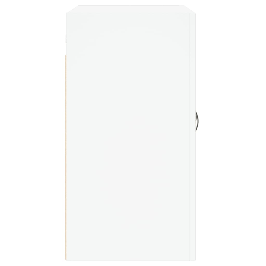Wandkast 60X31X60 Cm Bewerkt Hout Wit