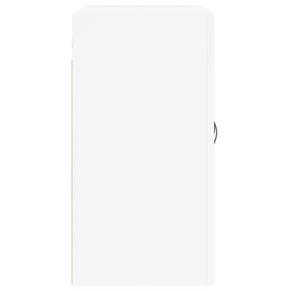 Wandkast 60X31X60 Cm Bewerkt Hout Wit
