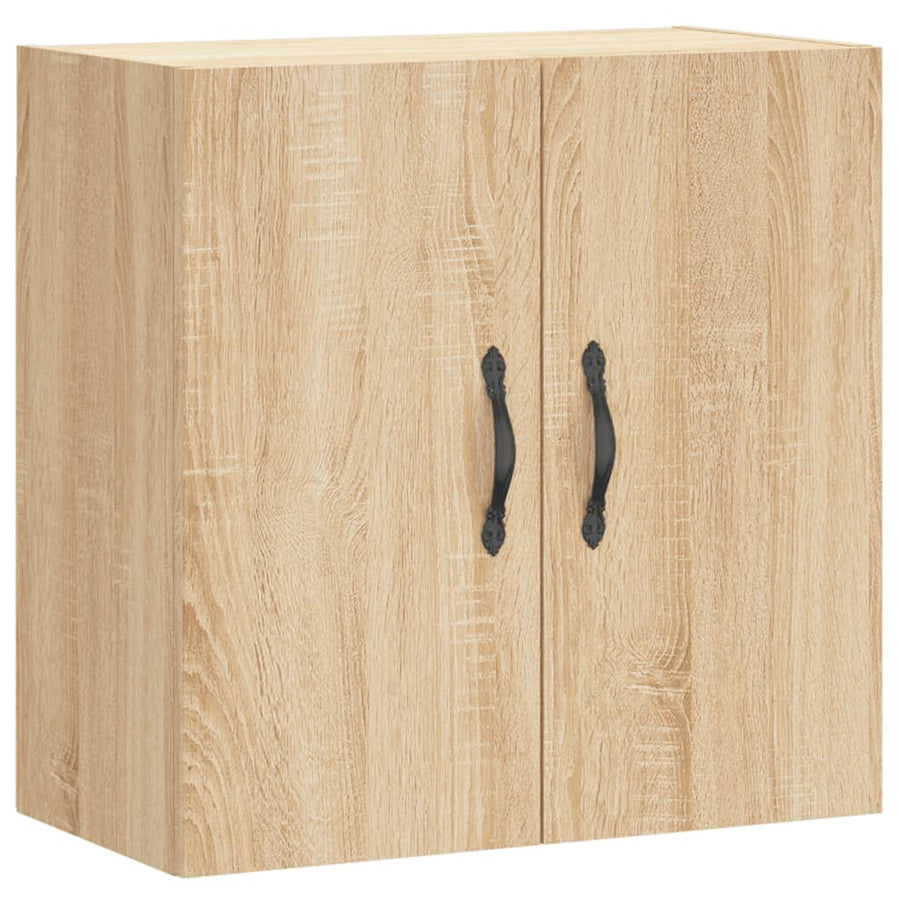 Wandkast 60X31X60 Cm Bewerkt Hout Kleurig Sonoma eiken