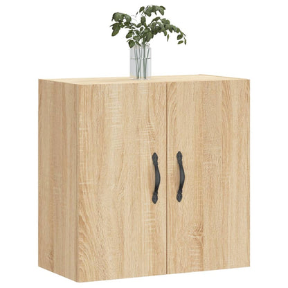 Wandkast 60X31X60 Cm Bewerkt Hout Kleurig Sonoma eiken