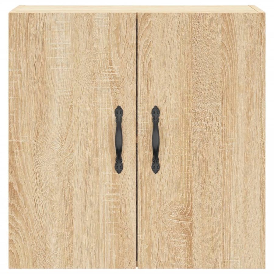 Wandkast 60X31X60 Cm Bewerkt Hout Kleurig Sonoma eiken