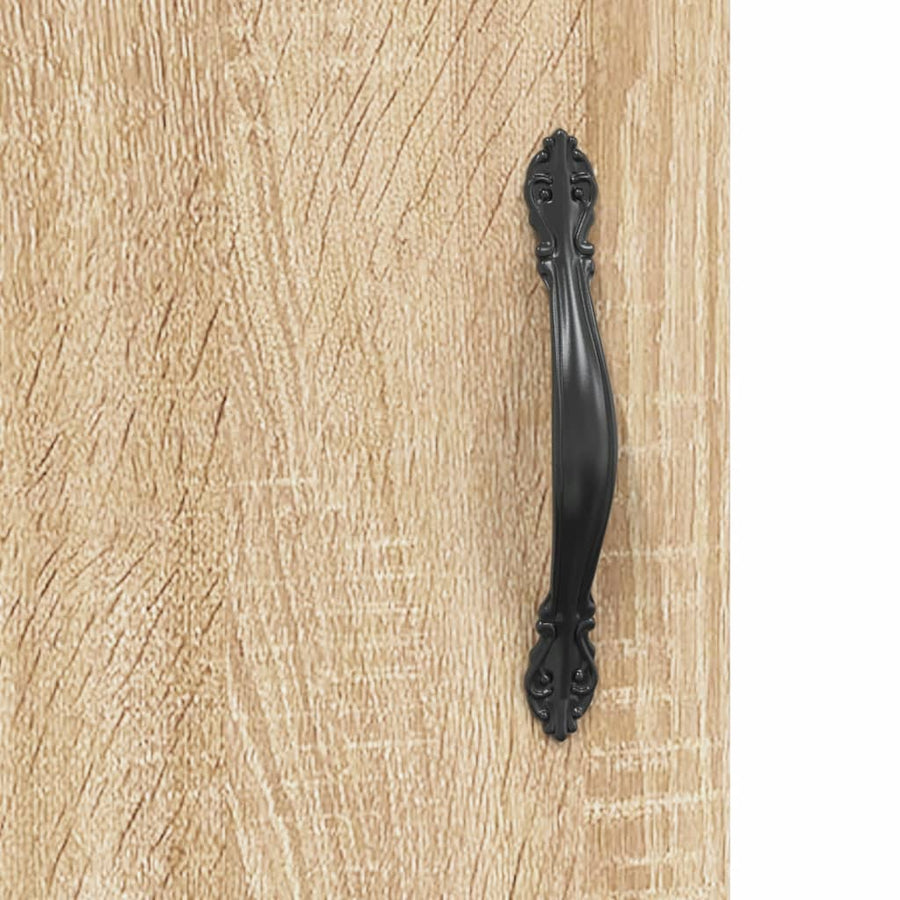 Wandkast 60X31X60 Cm Bewerkt Hout Kleurig Sonoma eiken