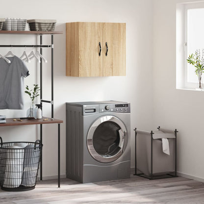 Wandkast 60X31X60 Cm Bewerkt Hout Kleurig Sonoma eiken