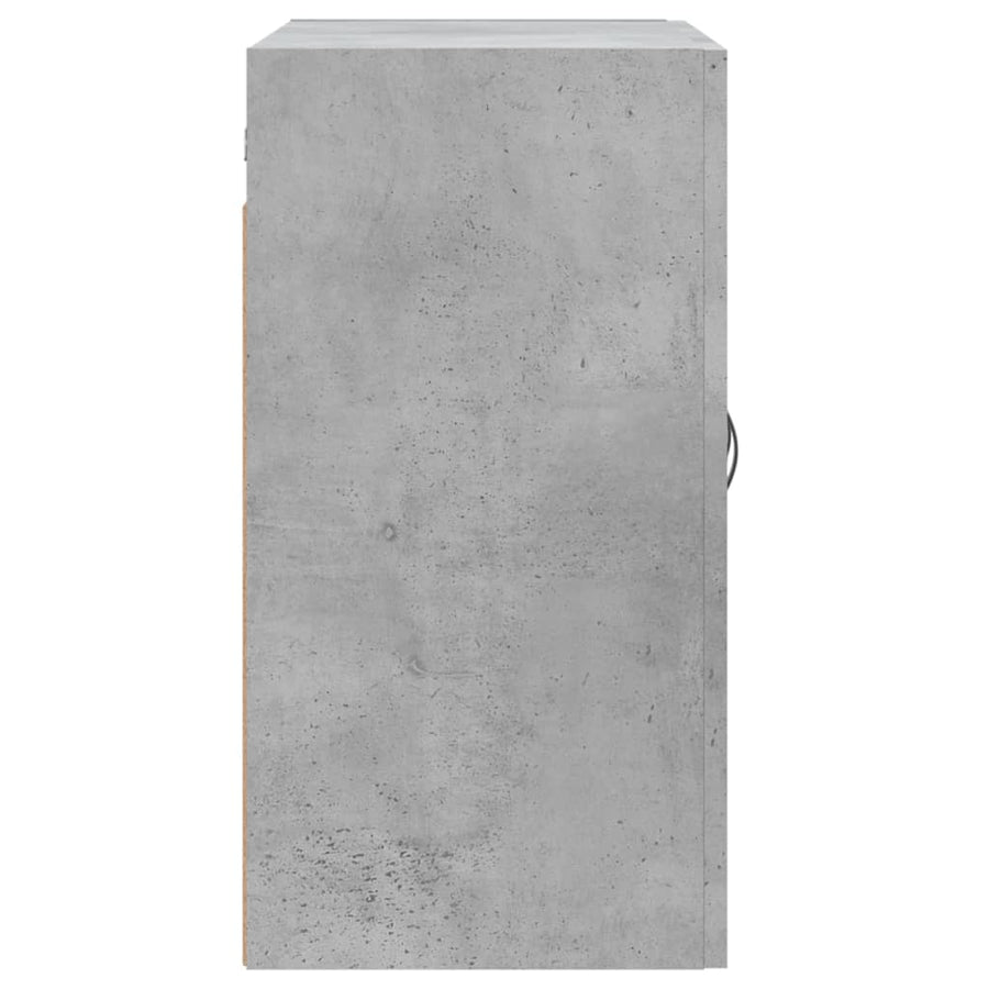 Wandkast 60x31x60 cm bewerkt hout betongrijs