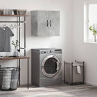 Wandkast 60x31x60 cm bewerkt hout betongrijs