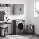 Wandkast 60x31x60 cm bewerkt hout grijs