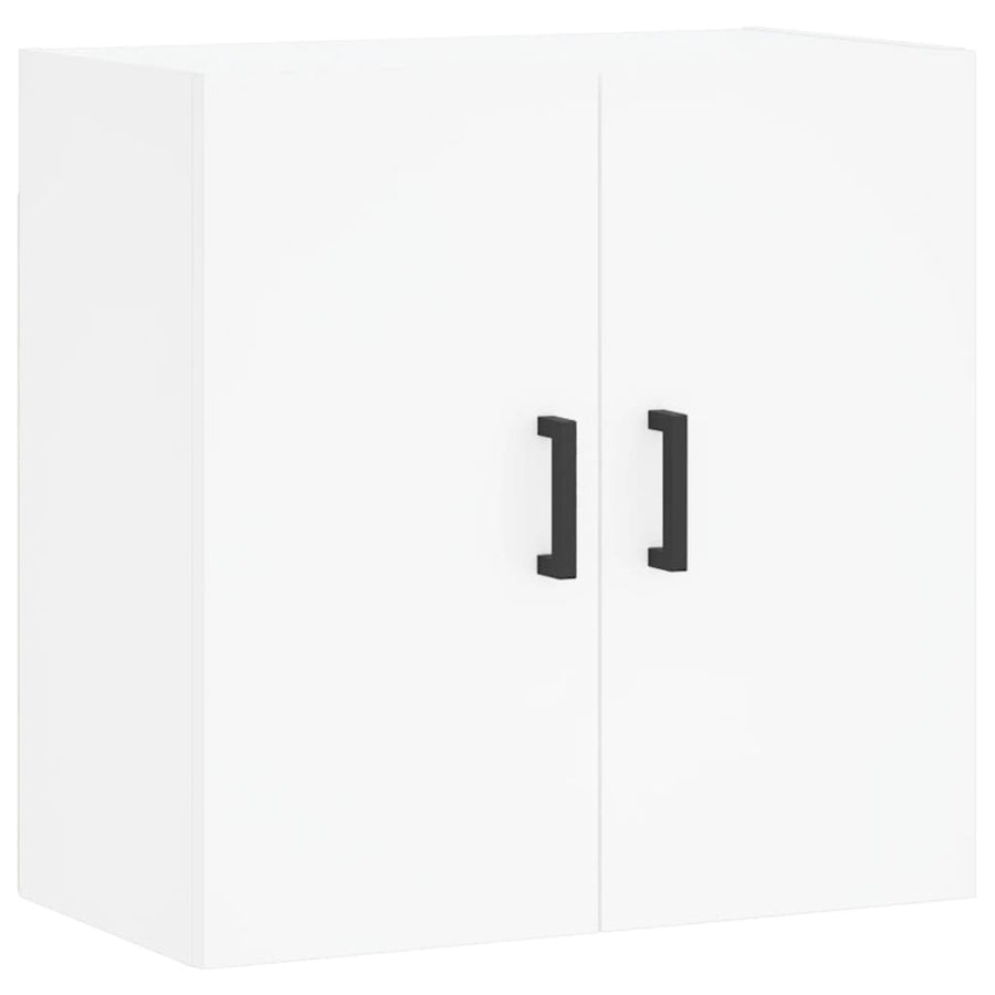 Wandkast 60X31X60 Cm Bewerkt Hout Wit