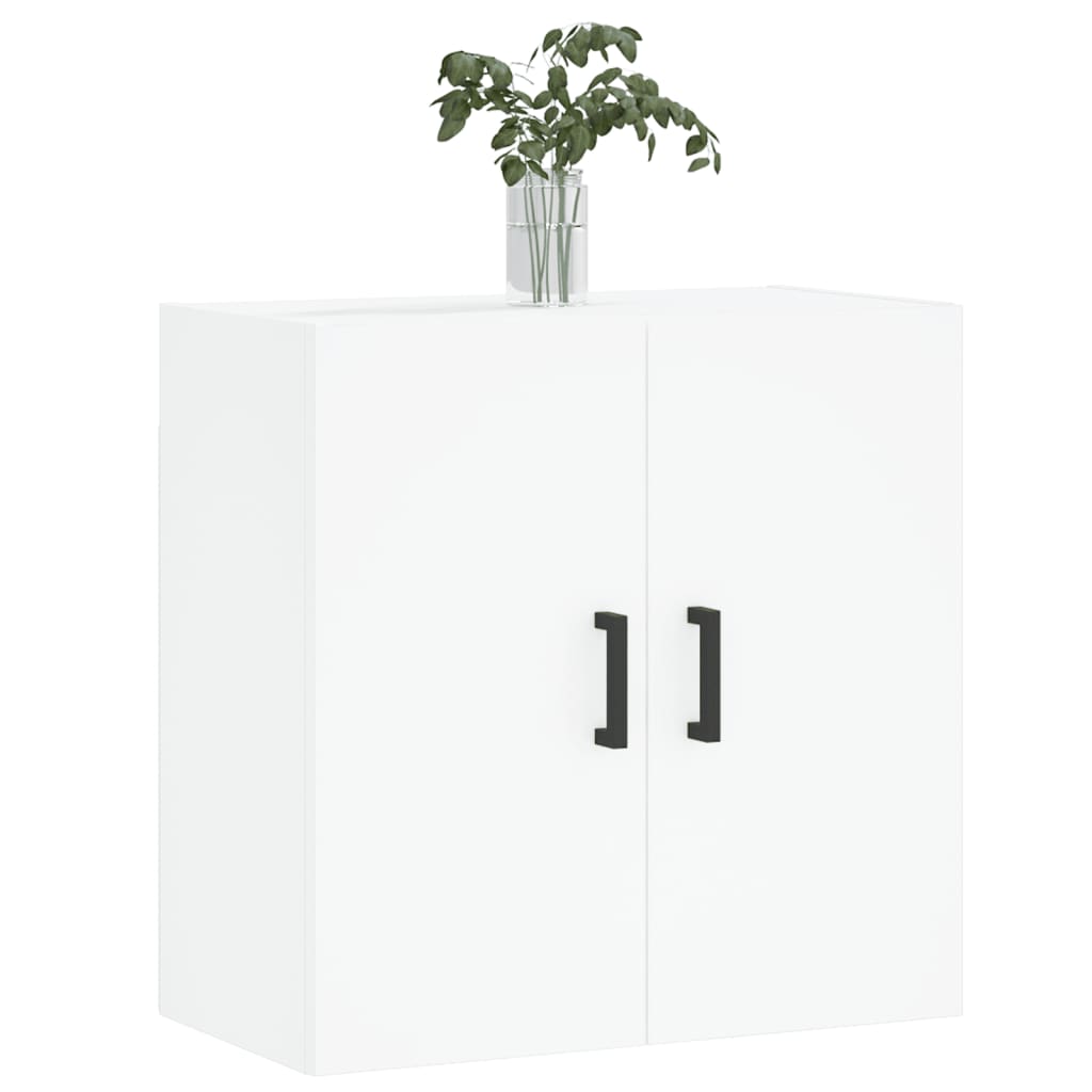 Wandkast 60X31X60 Cm Bewerkt Hout Wit