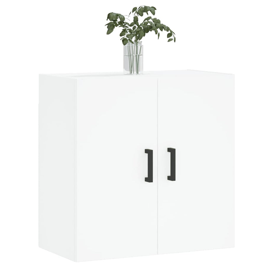 Wandkast 60X31X60 Cm Bewerkt Hout Wit