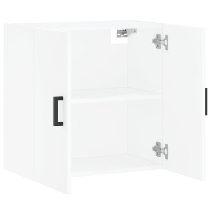 Wandkast 60X31X60 Cm Bewerkt Hout Wit