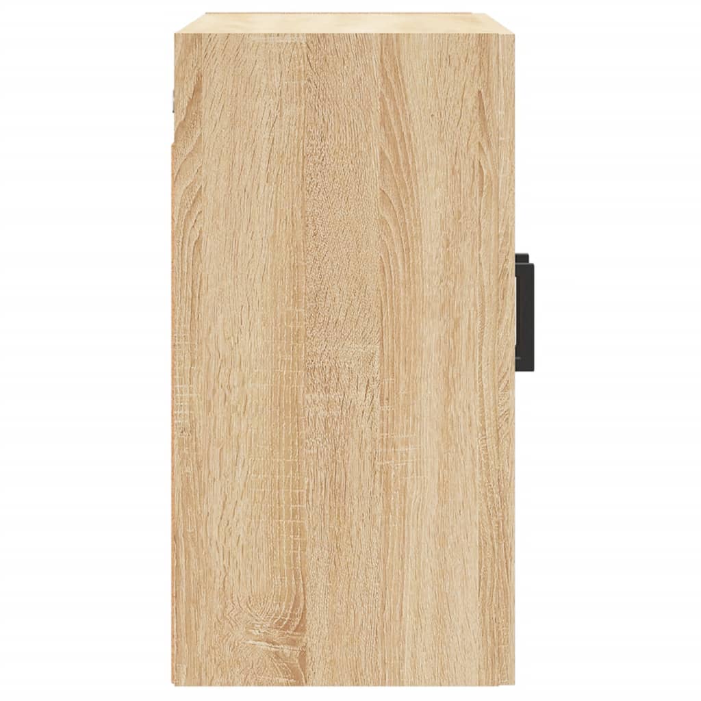 Wandkast 60X31X60 Cm Bewerkt Hout Sonoma Eikenkleurig