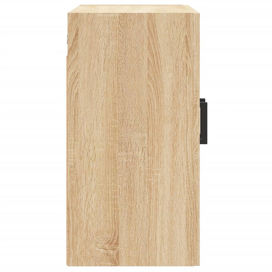 Wandkast 60X31X60 Cm Bewerkt Hout Sonoma Eikenkleurig
