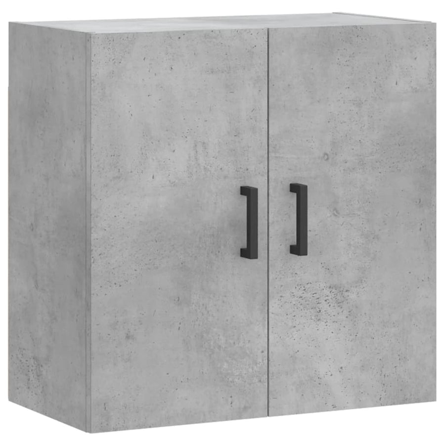Wandkast 60X31X60 Cm Bewerkt Hout Betongrijs