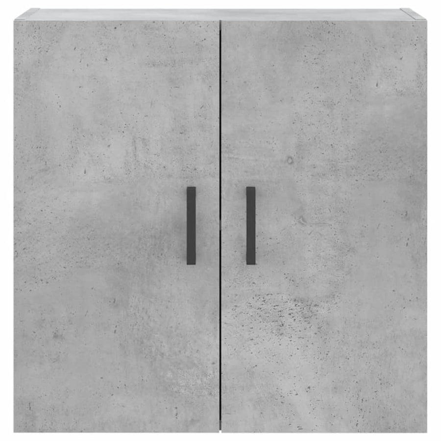 Wandkast 60X31X60 Cm Bewerkt Hout Betongrijs